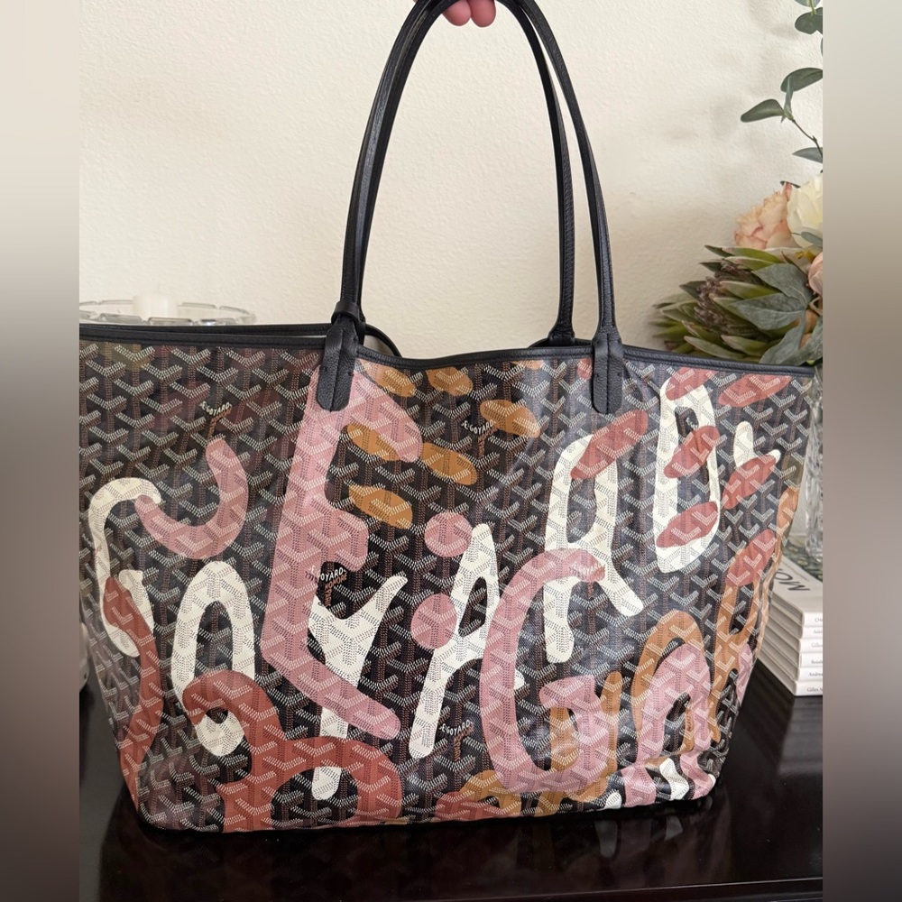 Limited edition Goyard Goyardine Saint Louis Lettres Camouflage GM Camouflage